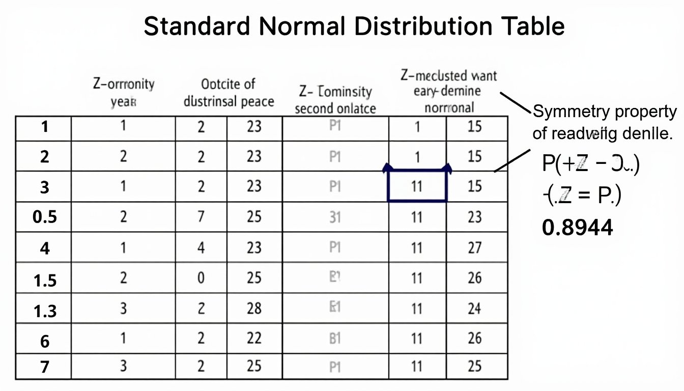 découvrez comment lire facilement la table de la loi normale centrée réduite pour calculer des probabilités et résoudre des exercices de statistiques.
